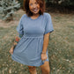 $25 || Vintage Blue Tee Shirt Dress