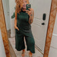 The Drew Knit Overalls in Green
