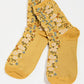 Marigold Vintage Floral Socks