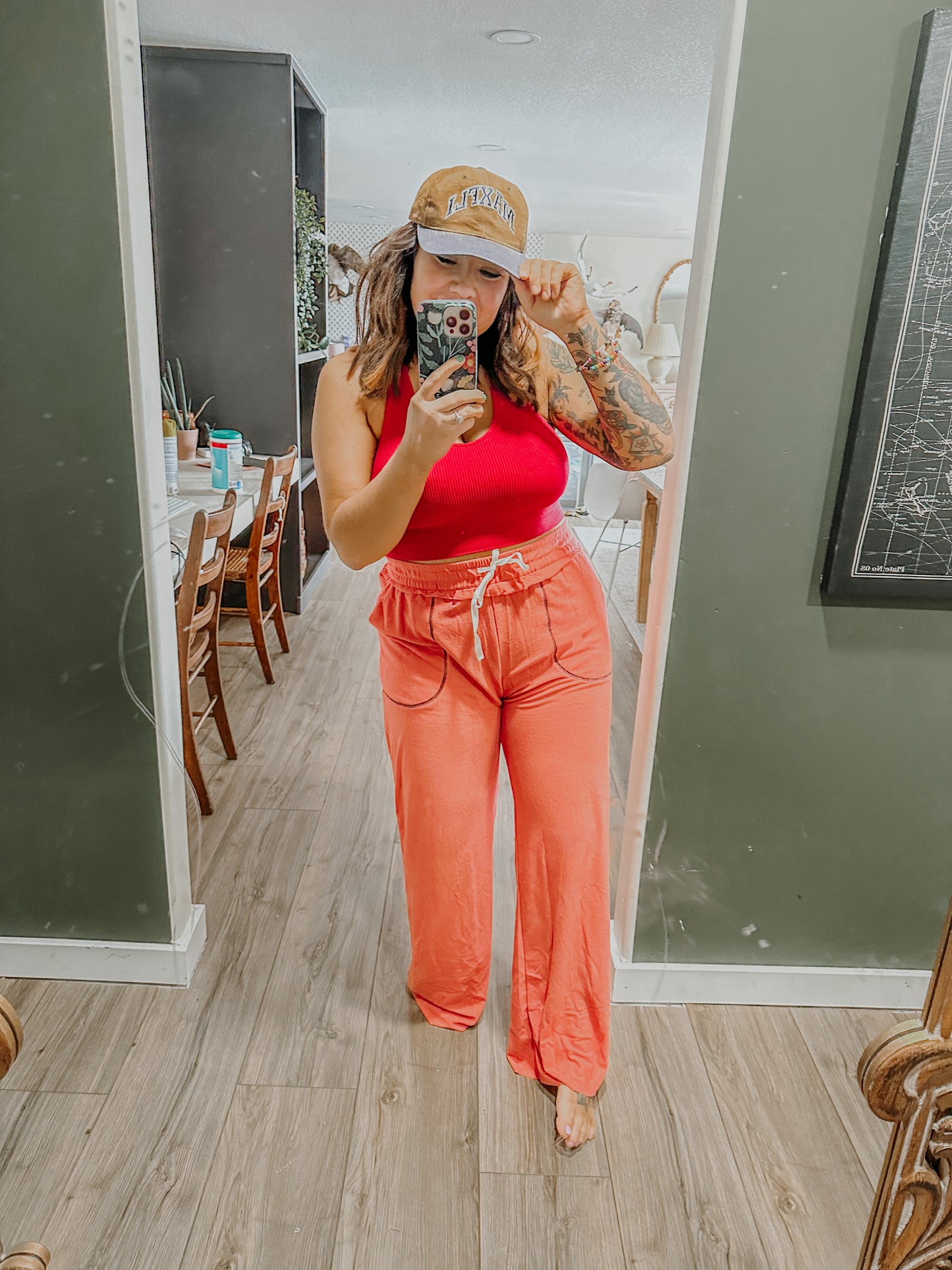 Move Along Lounge Pants in Coral