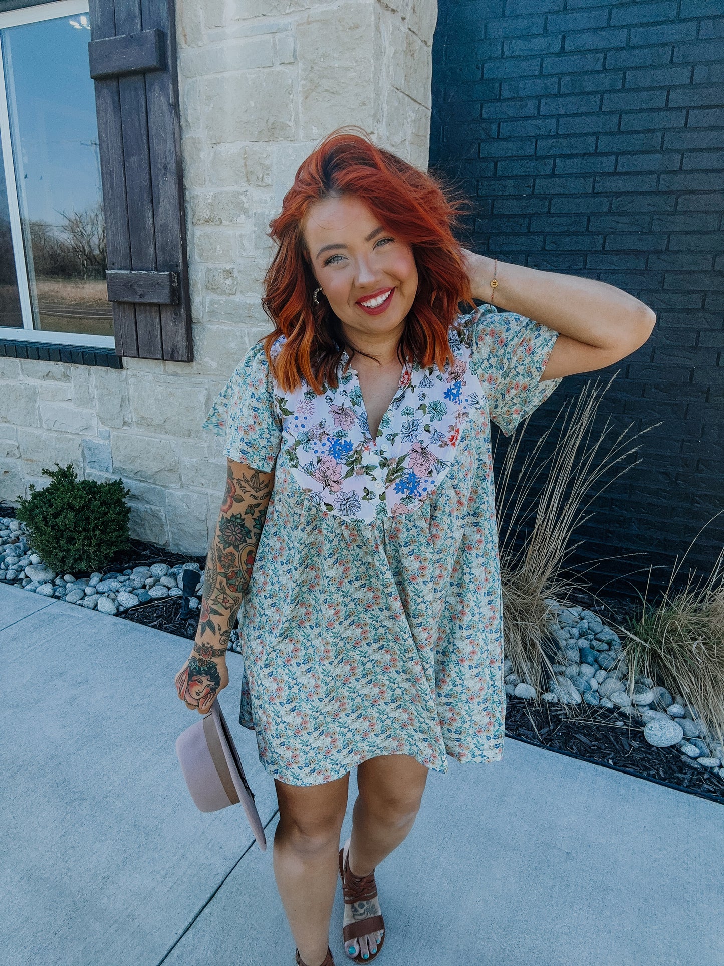 The Willow Floral Babydoll Dress