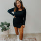 Night Out Black Bodycon Dress