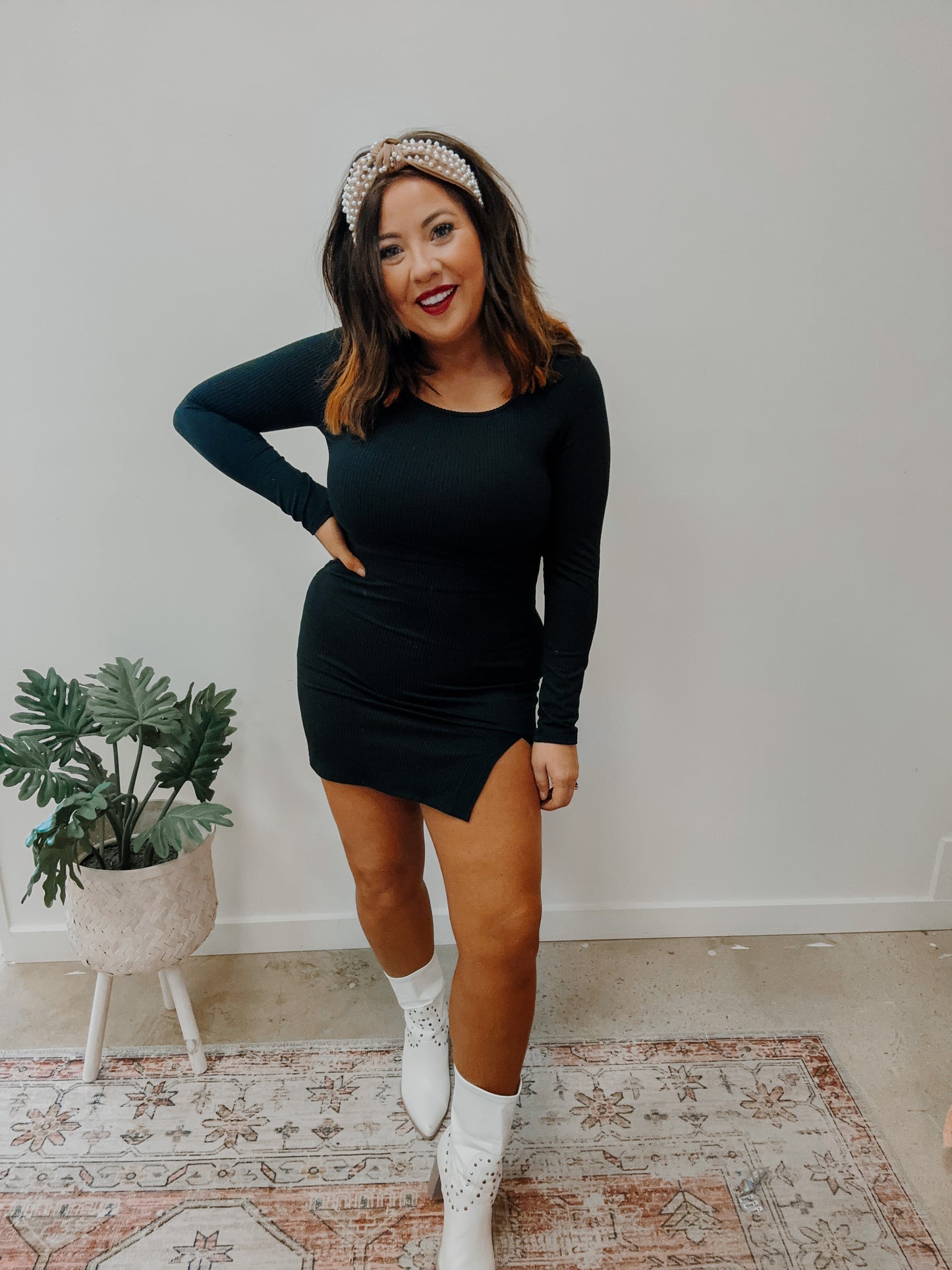 Night Out Black Bodycon Dress
